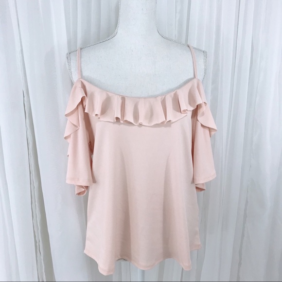 i jeans by Buffalo Tops - Cold shoulder ruffled flowy top